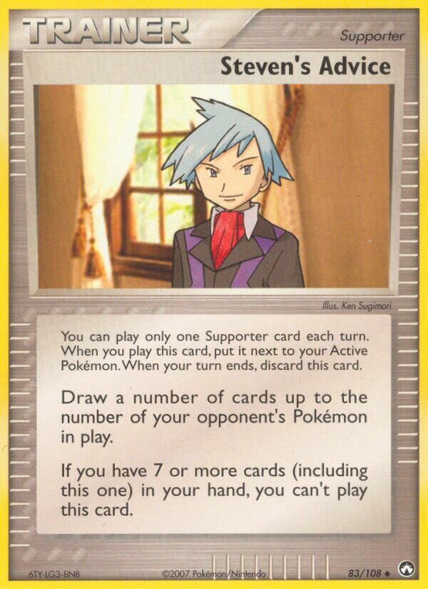 Steven's Advice 083/108 — EX Power Keepers (Italian Pokémon TCG card)