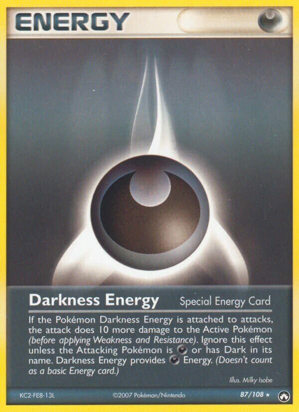 Darkness Energy 087/108 — EX Power Keepers (Italian Pokémon TCG card)