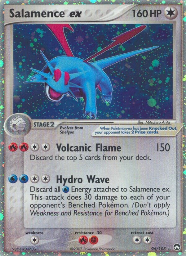 Salamence ex 096/108 — EX Power Keepers (Italian Pokémon TCG card)