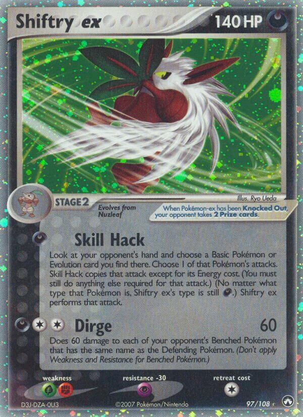 Shiftry ex 097/108 — EX Power Keepers (Italian Pokémon TCG card)