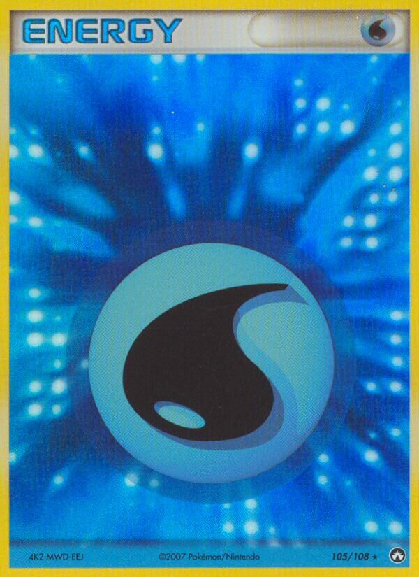 Water Energy 105/108 — EX Power Keepers (Italian Pokémon TCG card)