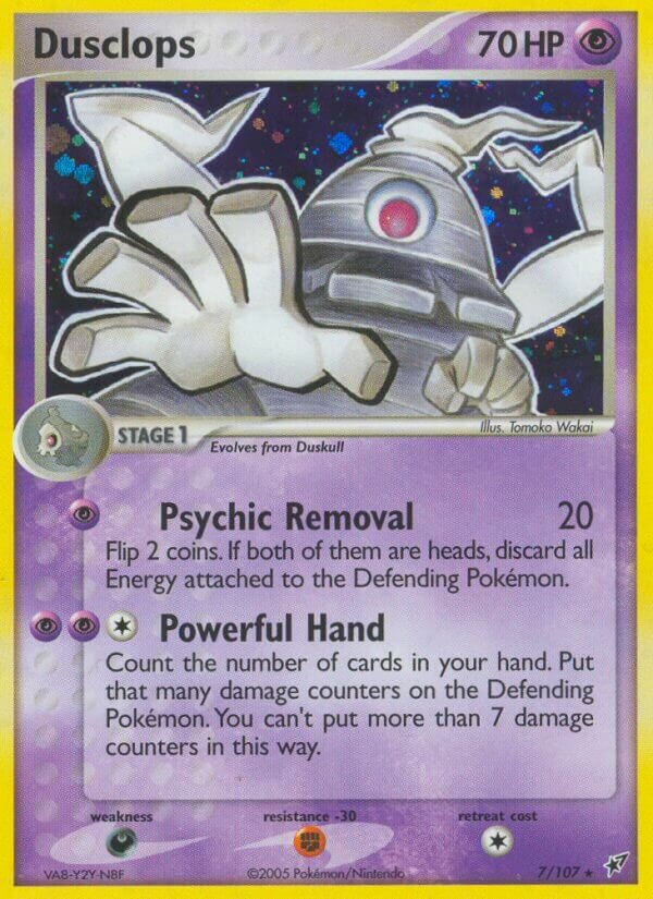 Dusclops 007/108 — EX Deoxys (Italian Pokémon TCG card)