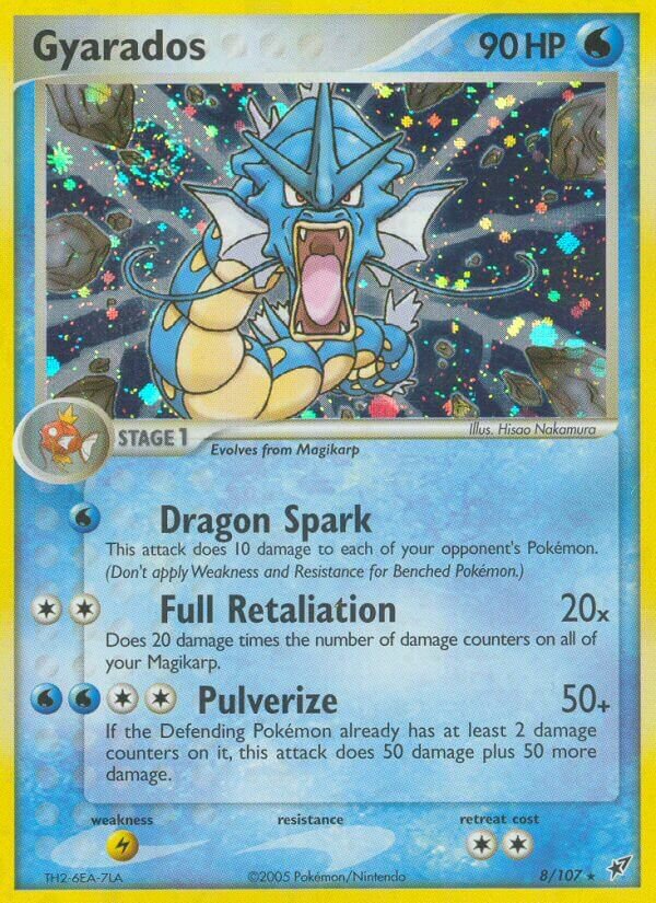 Gyarados 008/108 — EX Deoxys (Italian Pokémon TCG card)
