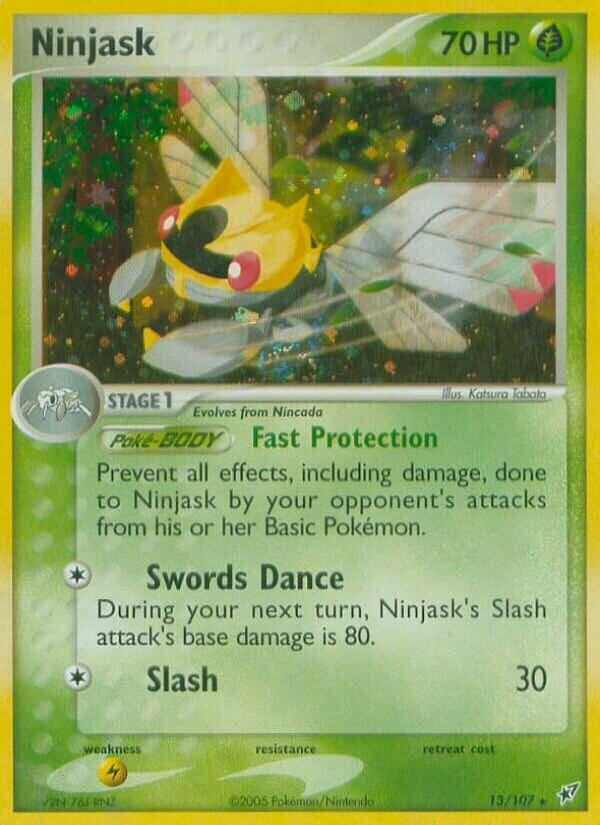 Ninjask 013/108 — EX Deoxys (Italian Pokémon TCG card)