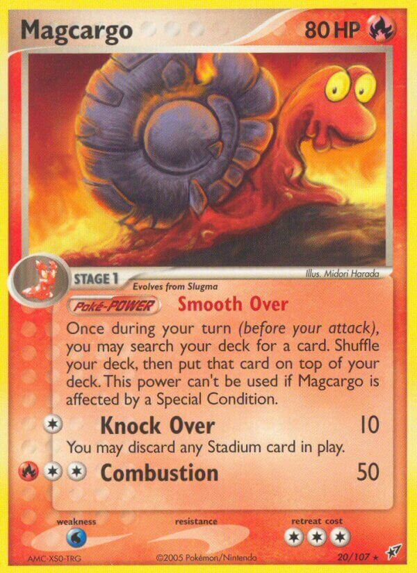 Magcargo 020/108 — EX Deoxys (Italian Pokémon TCG card)