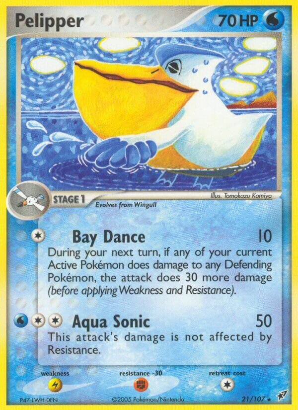Pelipper 021/108 — EX Deoxys (Italian Pokémon TCG card)