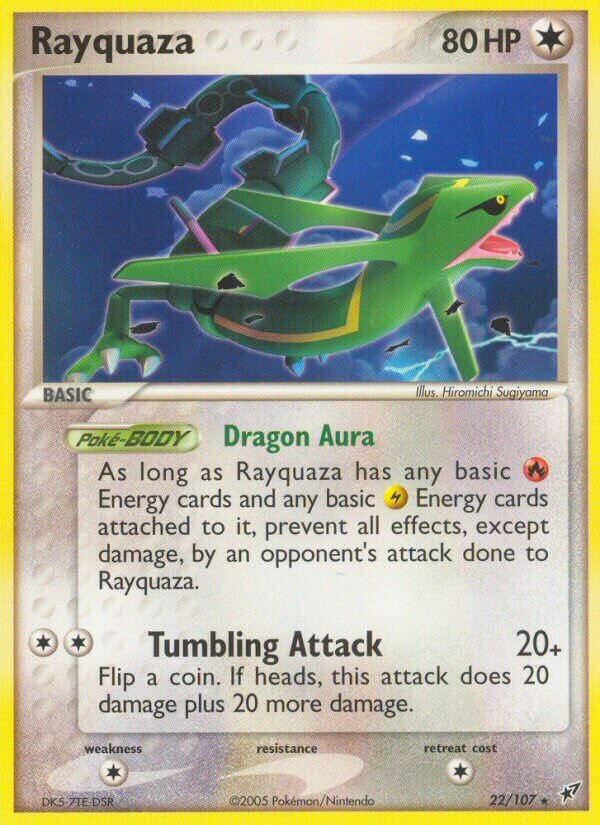 Rayquaza 022/108 — EX Deoxys (Italian Pokémon TCG card)