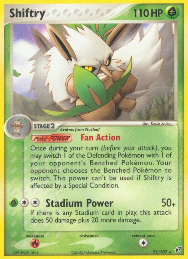 Shiftry 025/108 — EX Deoxys (Italian Pokémon TCG card)