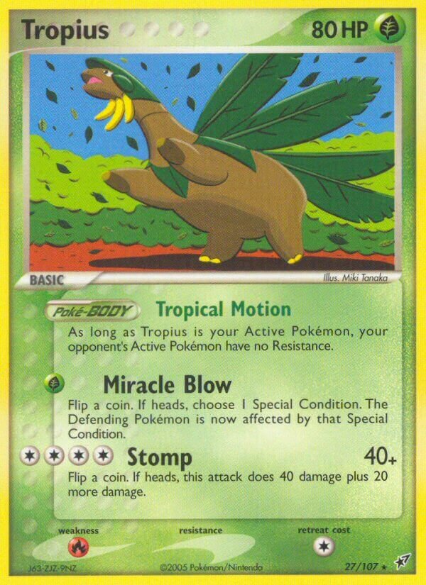 Tropius 027/108 — EX Deoxys (Italian Pokémon TCG card)