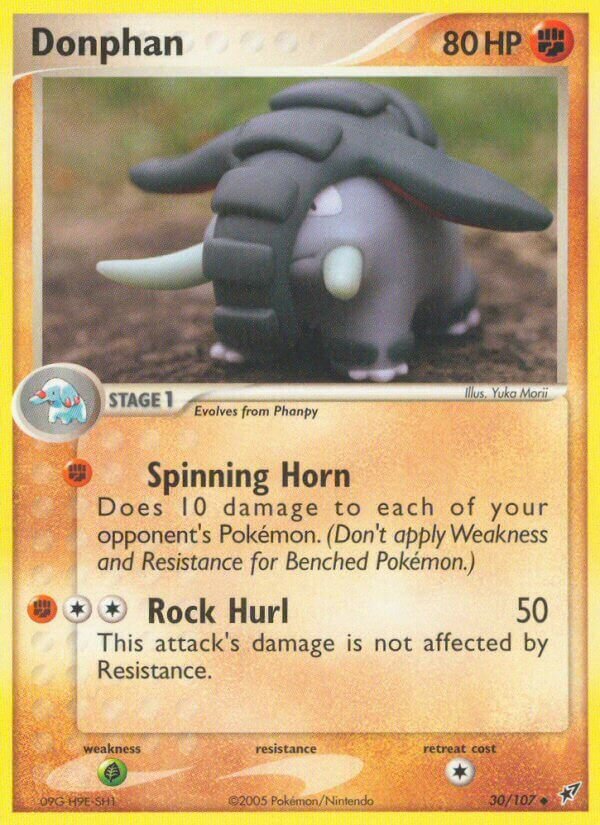 Donphan 030/108 — EX Deoxys (Italian Pokémon TCG card)