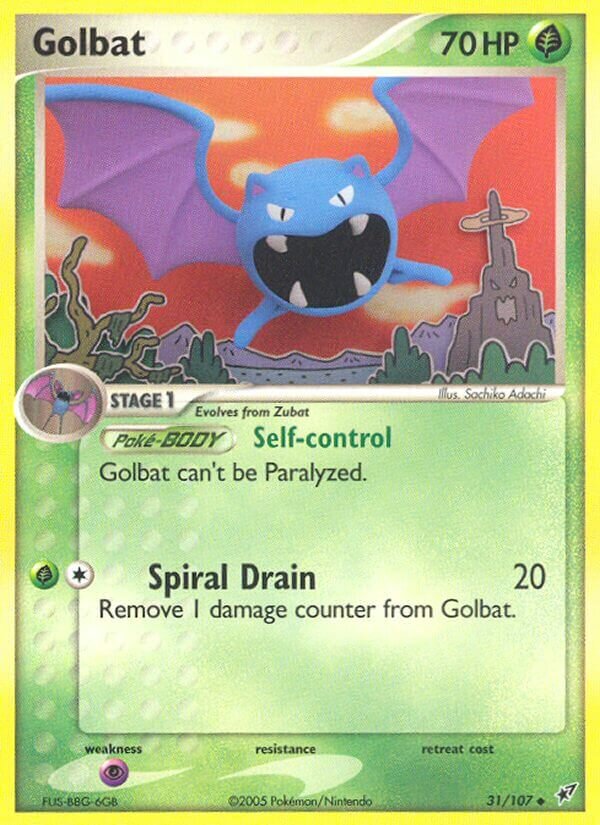 Golbat 031/108 — EX Deoxys (Italian Pokémon TCG card)
