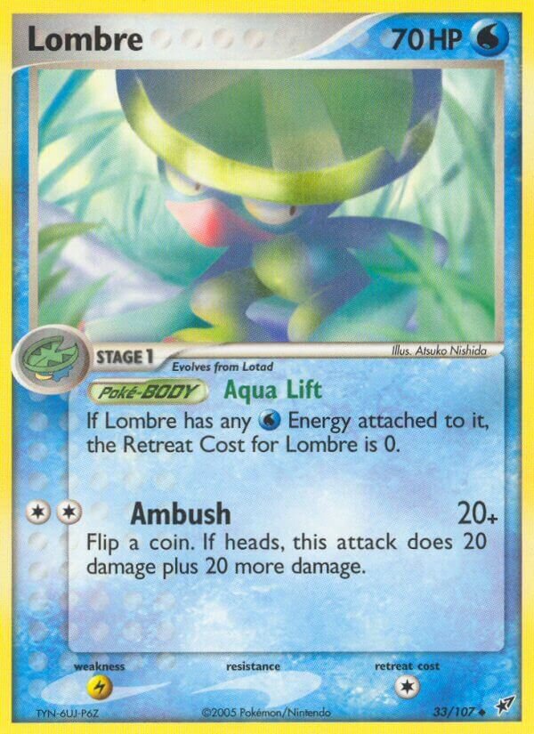 Lombre 033/108 — EX Deoxys (Italian Pokémon TCG card)