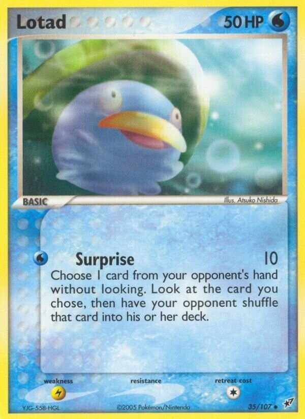 Lotad 035/108 — EX Deoxys (Italian Pokémon TCG card)