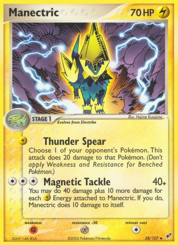 Manectric 038/108 — EX Deoxys (Italian Pokémon TCG card)