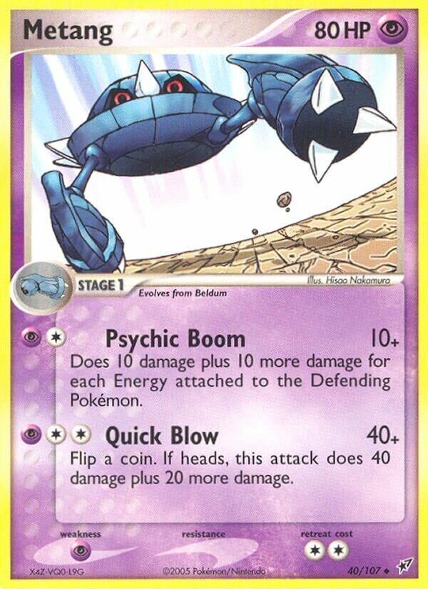 Metang 040/108 — EX Deoxys (Italian Pokémon TCG card)