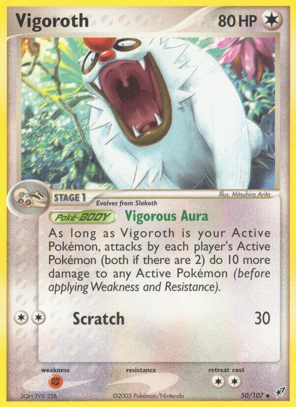 Vigoroth 050/108 — EX Deoxys (Italian Pokémon TCG card)