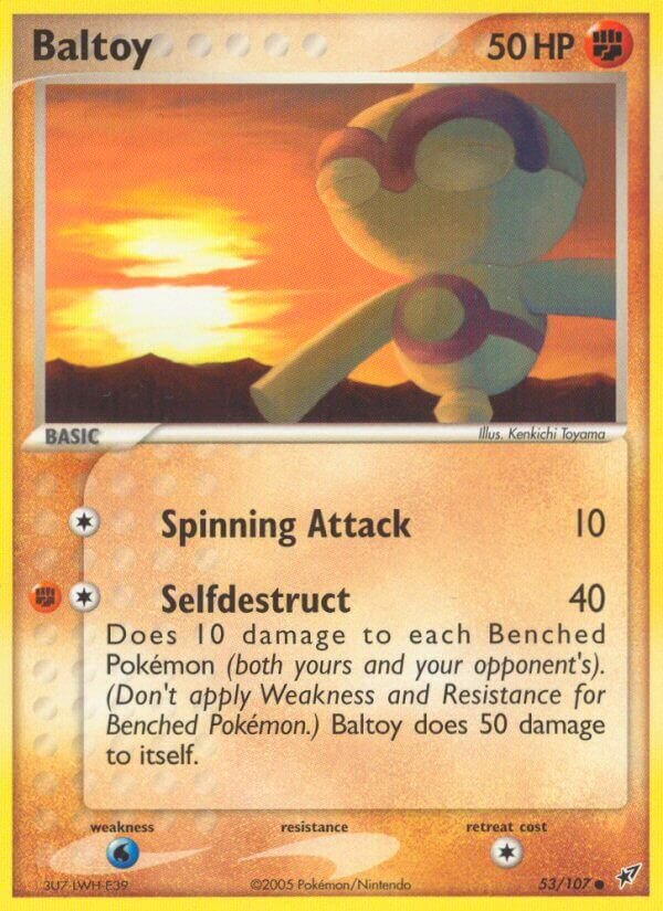 Baltoy 053/108 — EX Deoxys (Italian Pokémon TCG card)