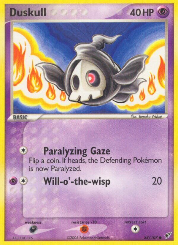 Duskull 058/108 — EX Deoxys (Italian Pokémon TCG card)