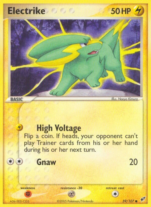 Electrike 059/108 — EX Deoxys (Italian Pokémon TCG card)
