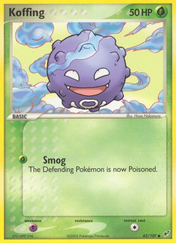 Koffing 062/108 — EX Deoxys (Italian Pokémon TCG card)