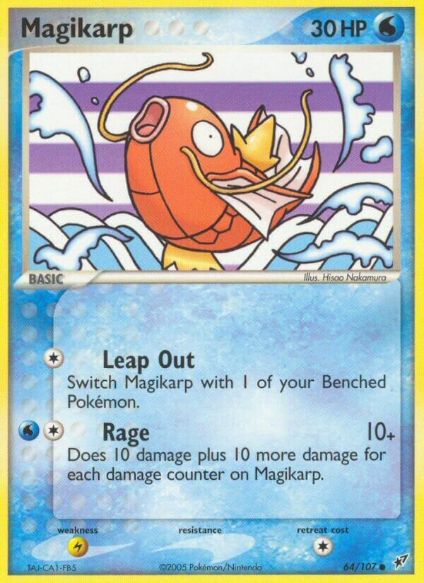 Magikarp 064/108 — EX Deoxys (Italian Pokémon TCG card)