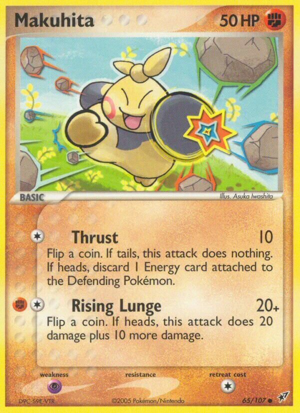 Makuhita 065/108 — EX Deoxys (Italian Pokémon TCG card)