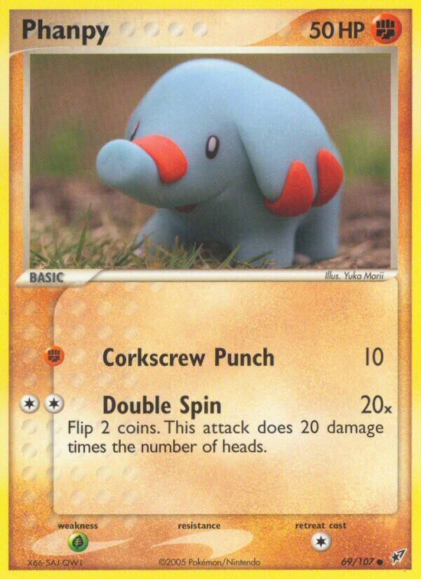 Phanpy 069/108 — EX Deoxys (Italian Pokémon TCG card)