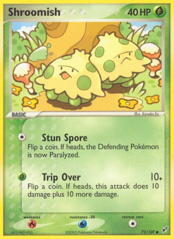 Shroomish 072/108 — EX Deoxys (Italian Pokémon TCG card)