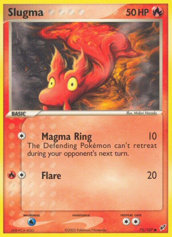 Slugma 075/108 — EX Deoxys (Italian Pokémon TCG card)