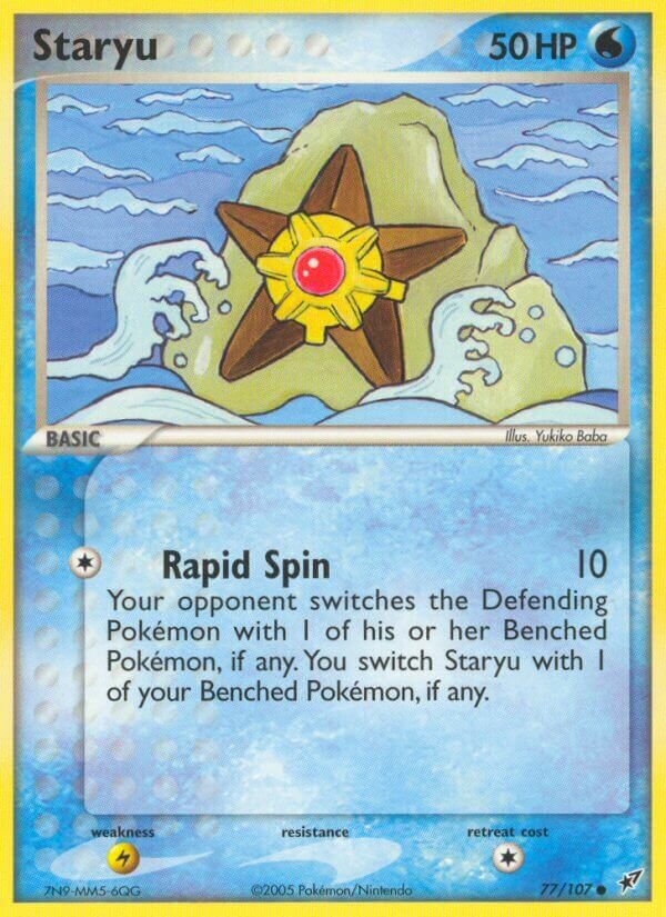 Staryu 077/108 — EX Deoxys (Italian Pokémon TCG card)