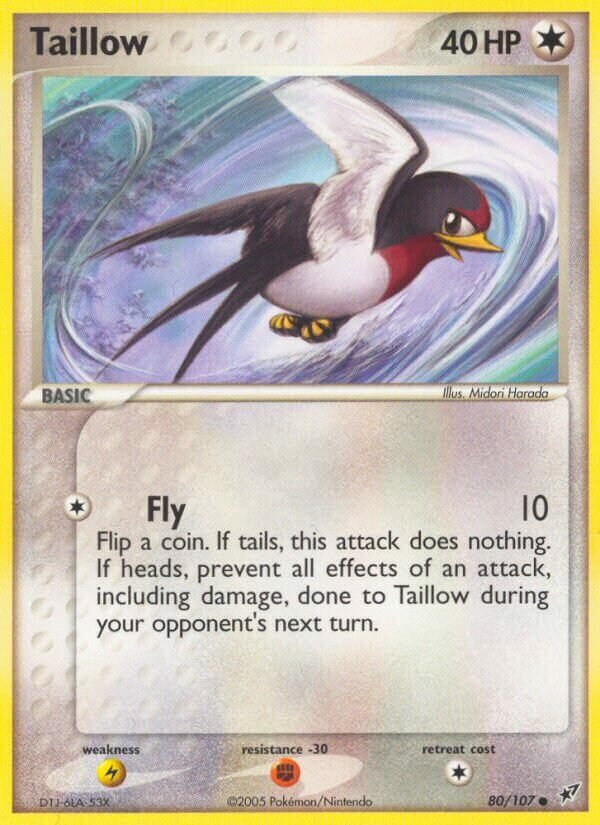 Taillow 080/108 — EX Deoxys (Italian Pokémon TCG card)