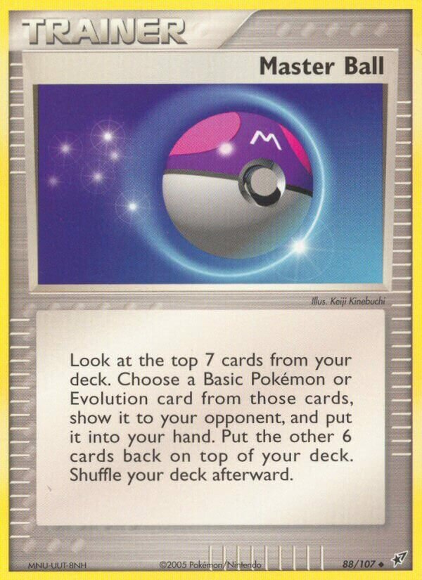 Master Ball 088/108 — EX Deoxys (Italian Pokémon TCG card)