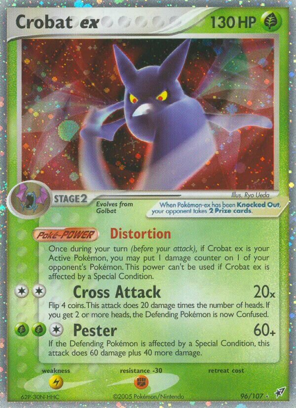 Crobat ex 096/108 — EX Deoxys (Italian Pokémon TCG card)