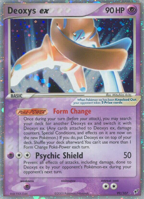 Deoxys ex 099/108 — EX Deoxys (Italian Pokémon TCG card)