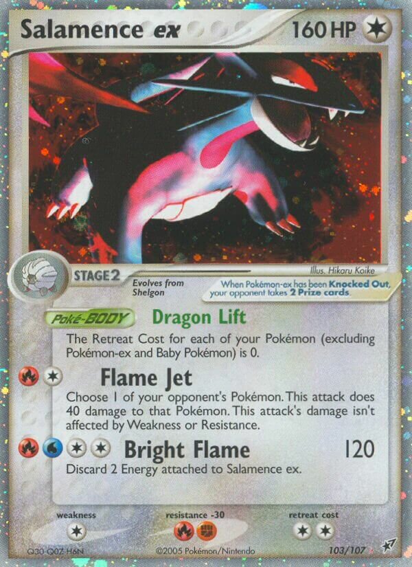 Salamence ex 103/108 — EX Deoxys (Italian Pokémon TCG card)