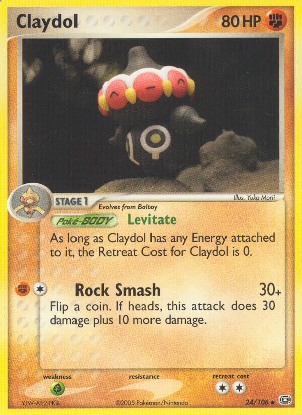 Claydol 024/107 — EX Smeraldo (Italian Pokémon TCG card)
