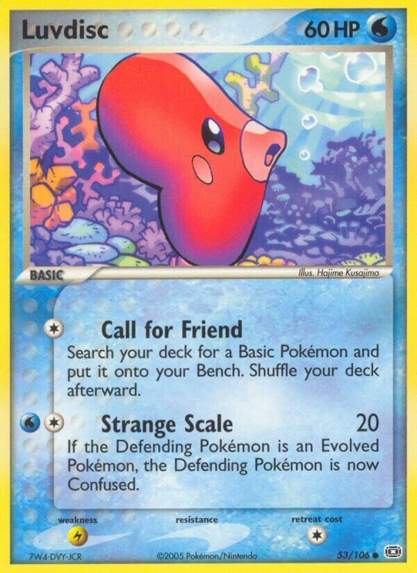 Luvdisc 053/107 — EX Smeraldo (Italian Pokémon TCG card)