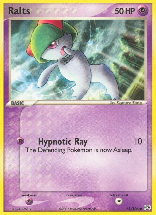 Ralts 061/107 — EX Smeraldo (Italian Pokémon TCG card)