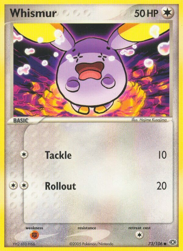 Whismur 073/107 — EX Smeraldo (Italian Pokémon TCG card)