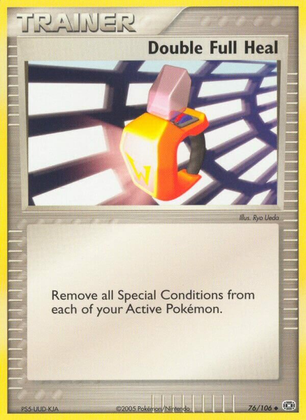 Double Full Heal 076/107 — EX Smeraldo (Italian Pokémon TCG card)