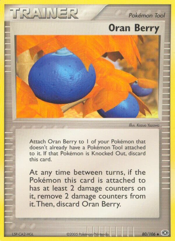 Oran Berry 080/107 — EX Smeraldo (Italian Pokémon TCG card)