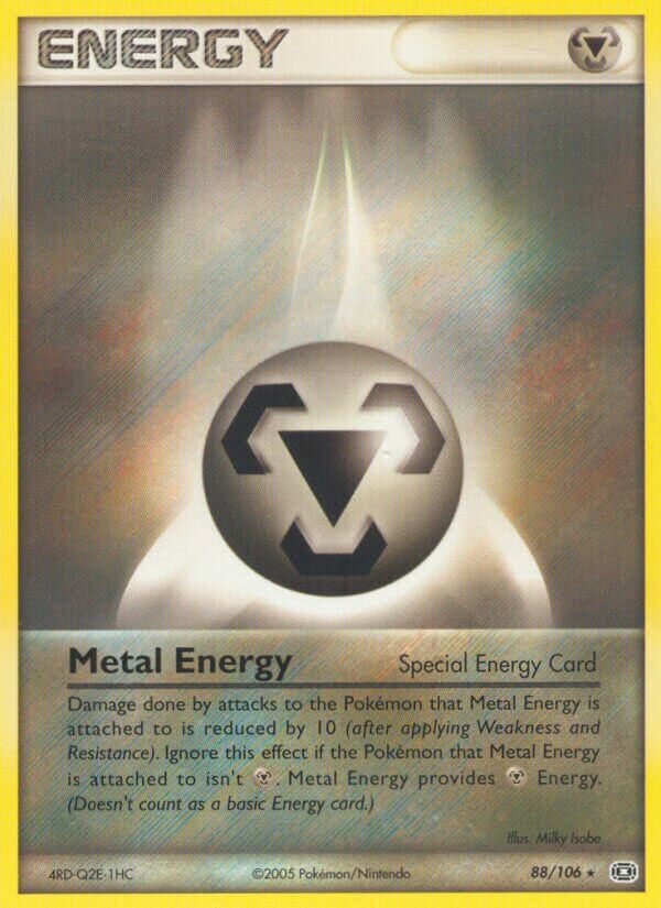 Metal Energy 088/107 — EX Smeraldo (Italian Pokémon TCG card)