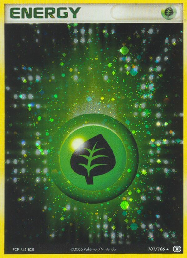 Grass Energy 101/107 — EX Smeraldo (Italian Pokémon TCG card)