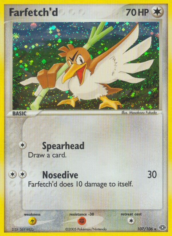 Farfetch'd 107/107 — EX Smeraldo (Italian Pokémon TCG card)