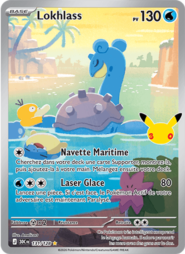 Lokhlass 131 — 30 Jahre (French Pokémon TCG card)