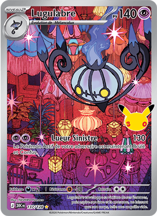 Lugulabre 137 — 30 Jahre (French Pokémon TCG card)