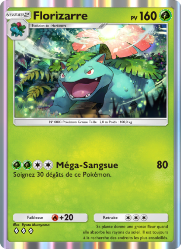 Florizarre 003 — Genetic Apex (French Pokémon TCG card)