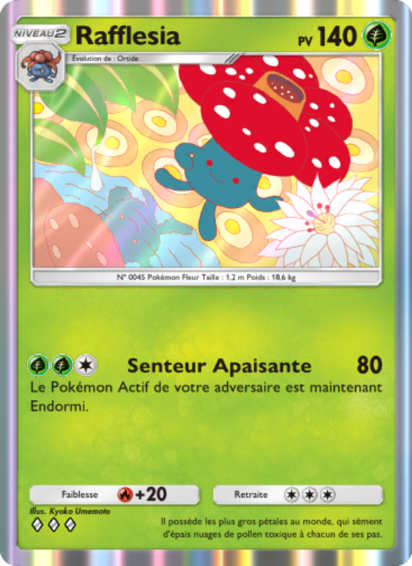 Rafflesia 013 — Genetic Apex (French Pokémon TCG card)