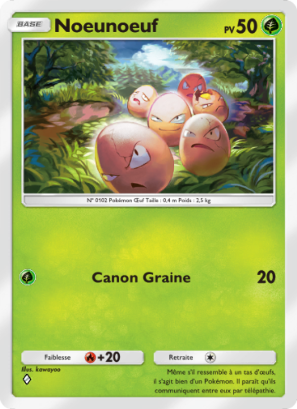 Noeunoeuf 021 — Genetic Apex (French Pokémon TCG card)