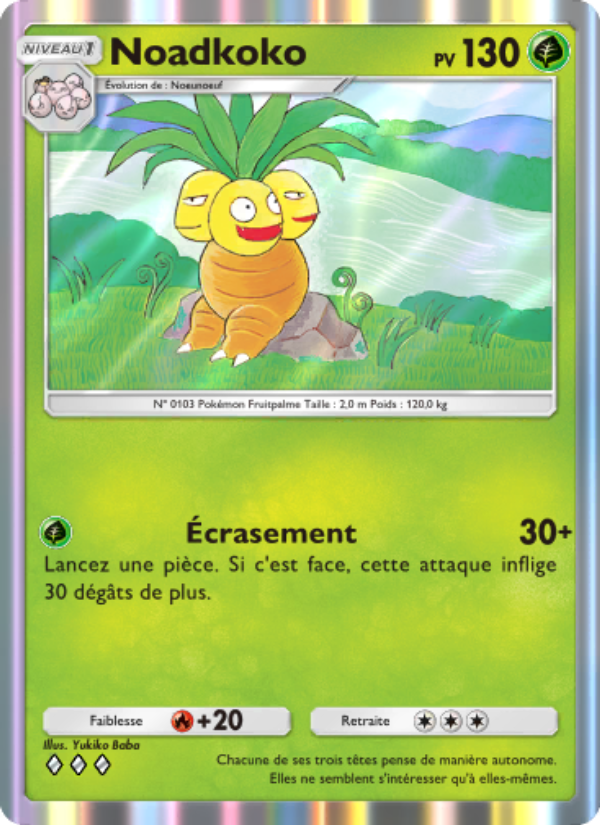 Noadkoko 022 — Genetic Apex (French Pokémon TCG card)